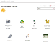 Tablet Screenshot of goldrefiningsystems.com